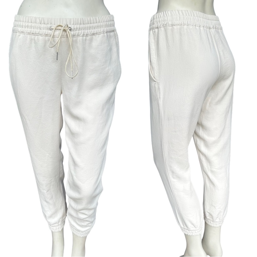 Wilfred Free Buffon Crepe Ivory Jogger Pants Size X-Small